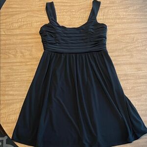 Chic Black Sleeveless Mini Dress